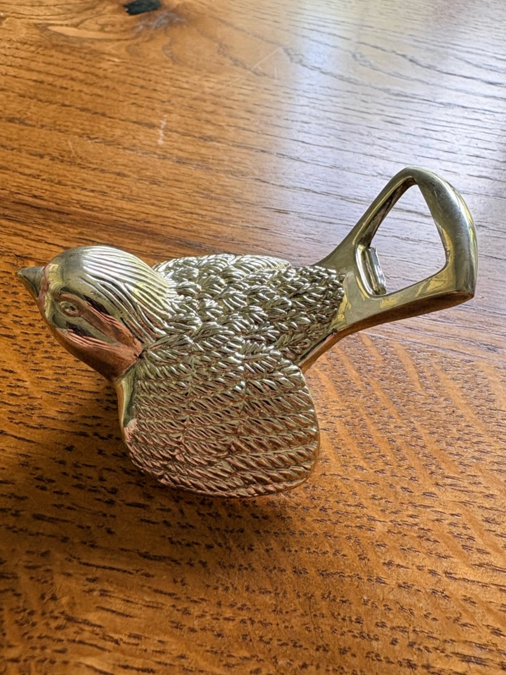 Vintage Silver tone metal Bird flip/turn Bottle Opener - Picture 4 of 14